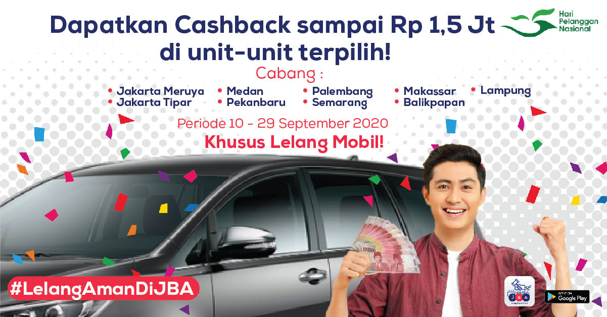 News picture Join JBA's Auction and Get A Cashback Up Into Rp 1,5 M